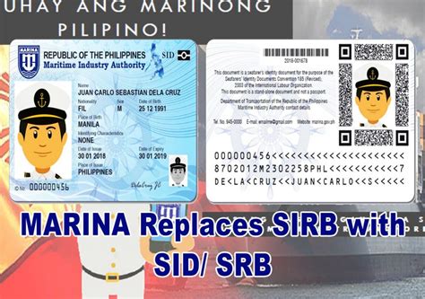 marina srb|MARINA Replaces SIRB with SID/ SRB Since November 2019.